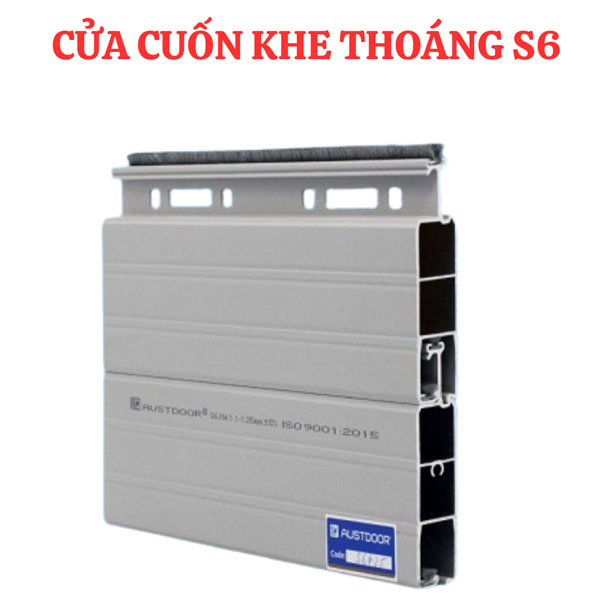 Cửa cuốn khe thoáng dòng SUPER S6